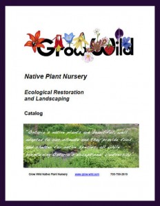 Grow Wild Native Plant Nursery, Omemee, Lindsay, Peterborough, CATALOG